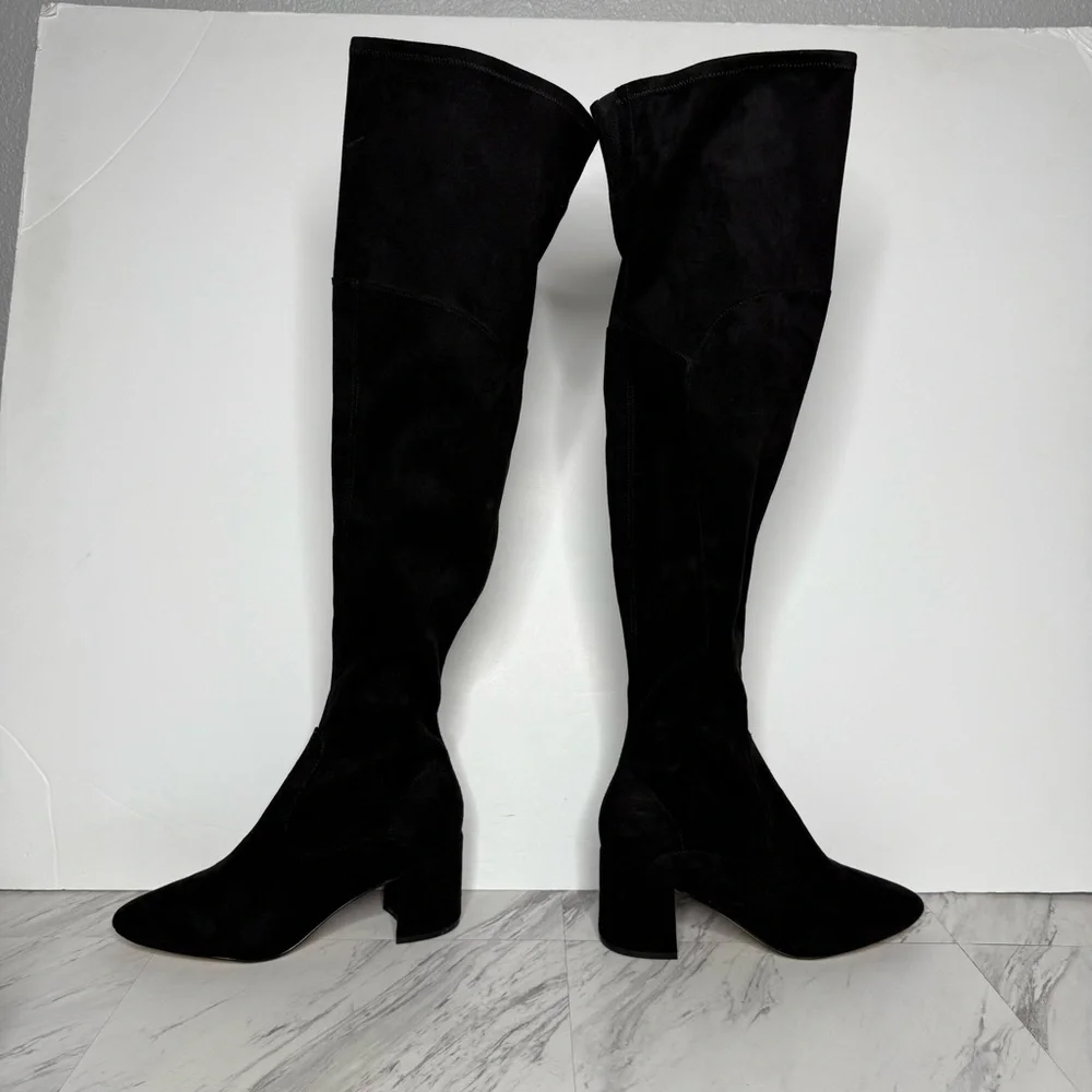 Marc Fisher Jayne Black Over The Knee Boot 9M